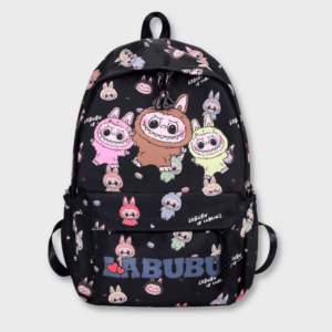 Labubu Backpack - Classic Bag Series Black Backpack
