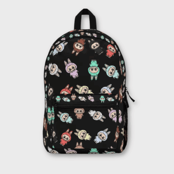 Labubu Backpack - Classic Bag Series Black Backpack