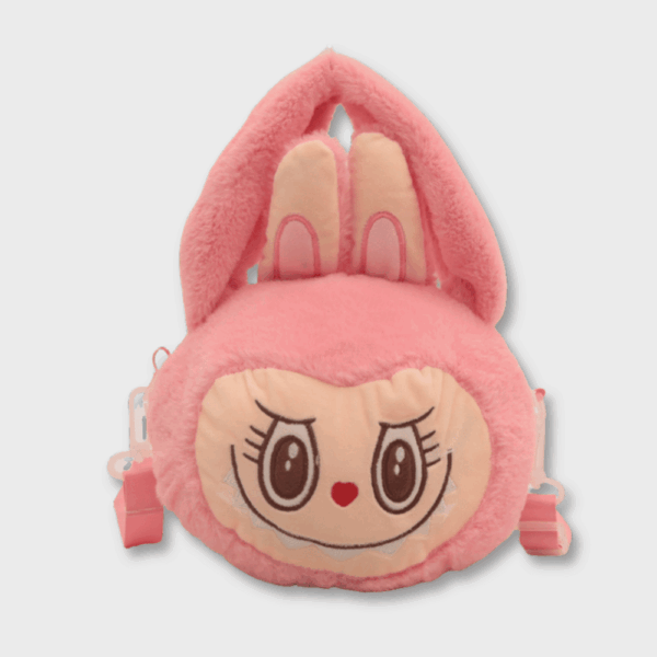 Labubu Backpack - Portable Handbag Pink